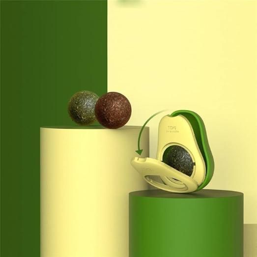 Catnip Minty Avocado Ball π₯π± β Fun & Healthy Cat Toy