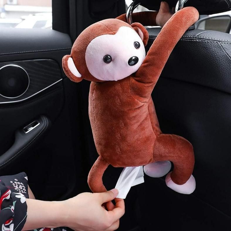 Cute Monkey Tissue Holder 🐒 – Fun & Functional Home Essential