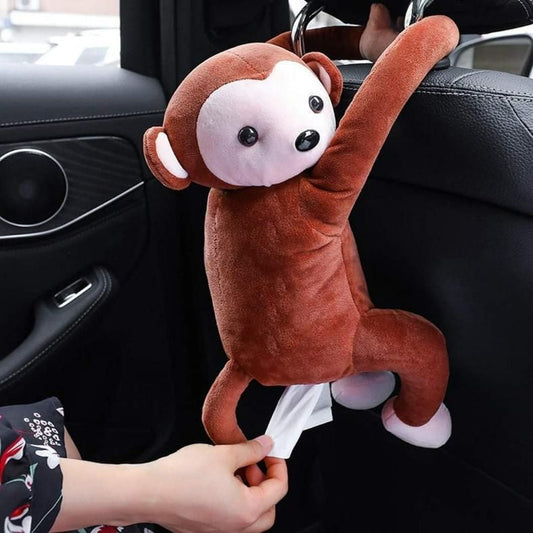 Cute Monkey Tissue Holder 🐒 – Fun & Functional Home Essential