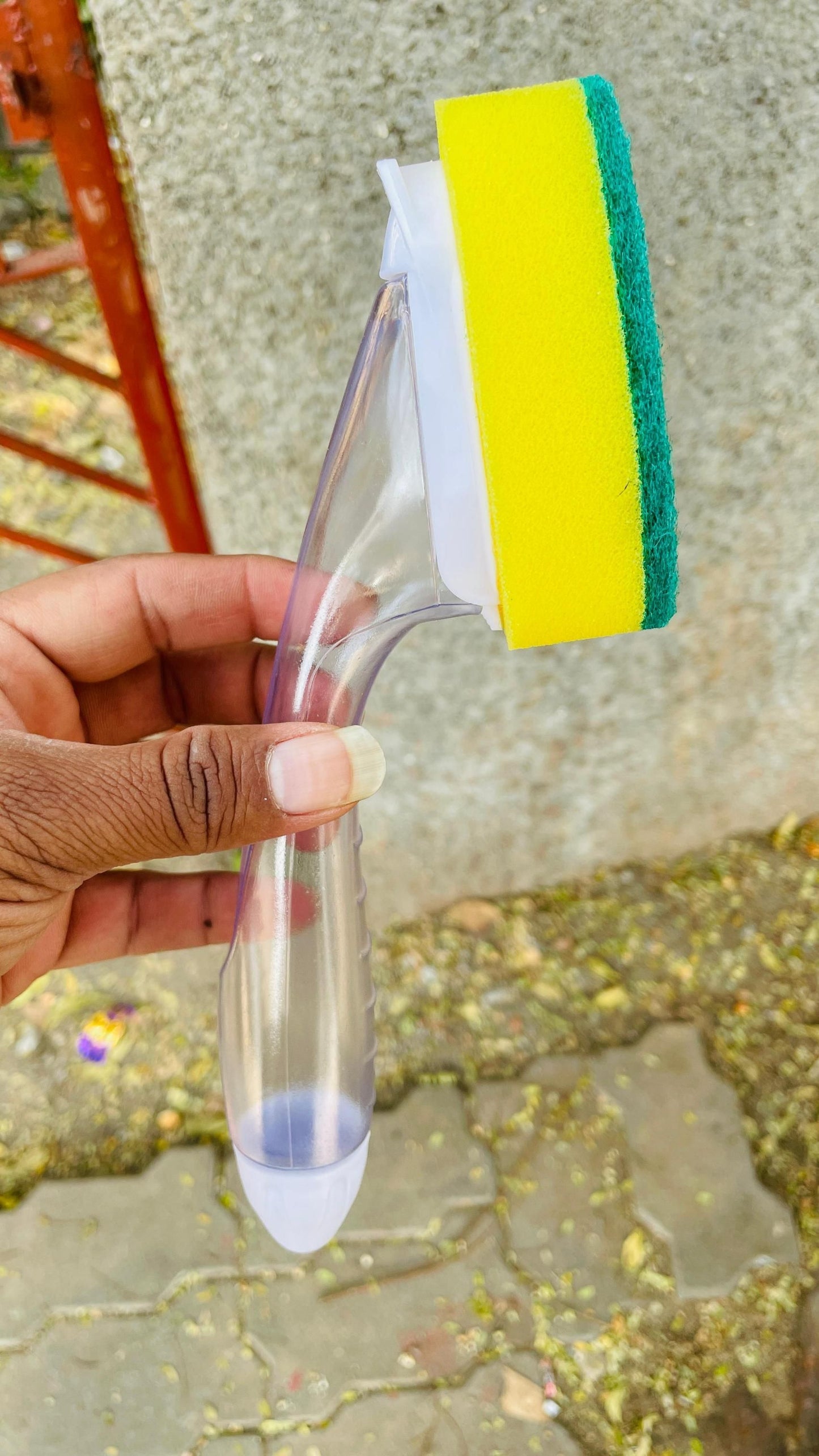 Refillable Liquid Sponge & Brush Set – 2-in-1 Kitchen Cleaning Essential 🧼✨